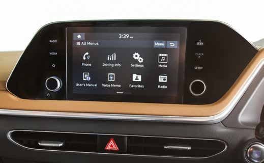 Touchscreen infotainment